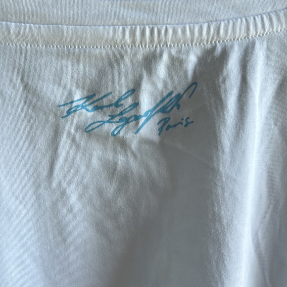 KARL LAGERFELD NWT TEE T SHIRT Large - Picture 3 of 7